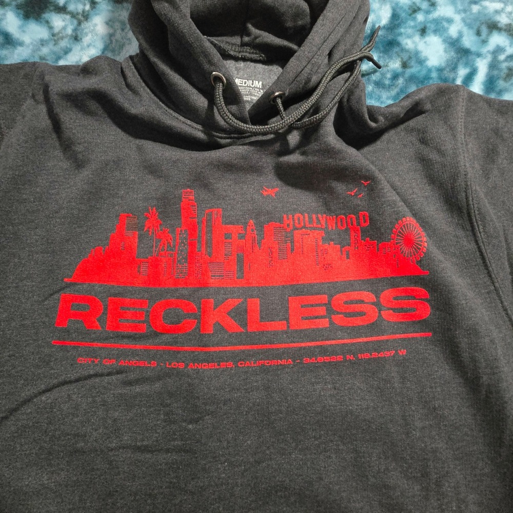 NWOT Young & Reckless Pullover Hoodie Men's Size M